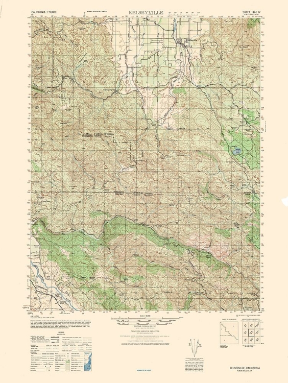 Picture of KELSEYVILLE SHEET - US ARMY 1944