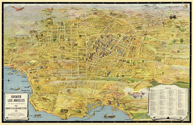 Picture of LOS ANGELES CALIFORNIA - METROPOLITAN SURVEYS 1932