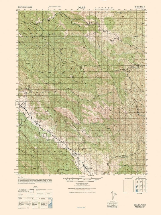 Picture of ORRS SHEET - US ARMY 1944