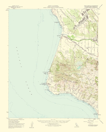 Picture of POINT ARGUELLO CALIFORNIA QUAD - USGS 1956