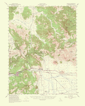 Picture of PORTOLA CALIFORNIA QUAD - USGS 1956