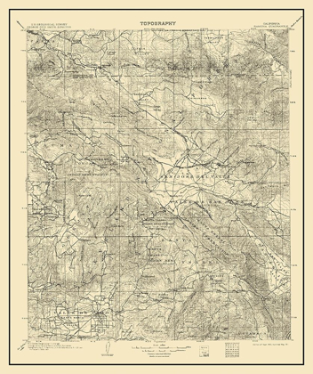 Picture of RAMONA CALIFORNIA QUAD - USGS 1903