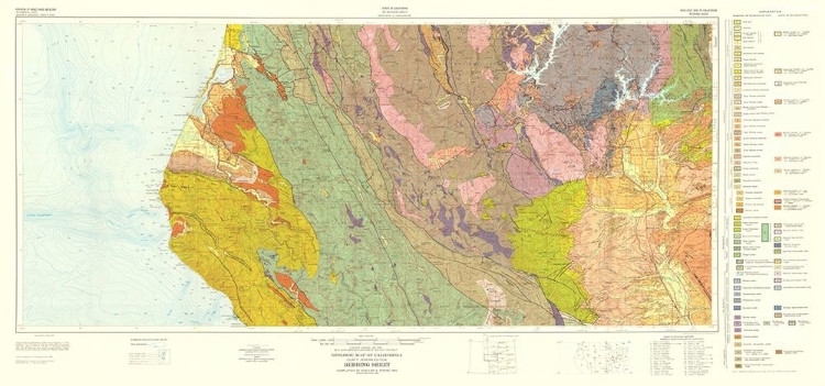 Picture of REDDING SHEET CALIFORNIA MINES- STRAND 1957