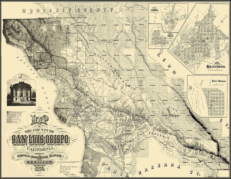 Picture of SAN LUIS OBISPO CALIFORNIA LANDOWNER - HARRIS 1874