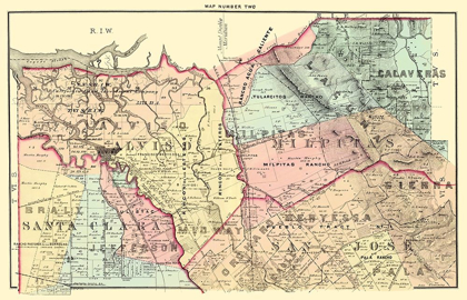 Picture of SANTA CLARA CALIFORNIA LANDOWNER - THOMAS 1876