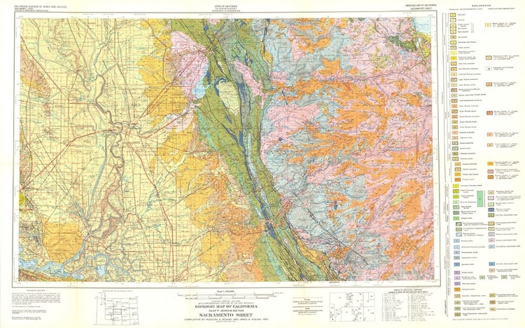 Picture of SACRAMENTO SHEET CALIFORNIA MINES - STRAND 1961