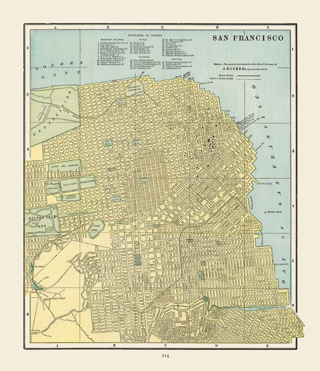 Picture of SAN FRANCISCO CALIFORNIA - CRAM 1892