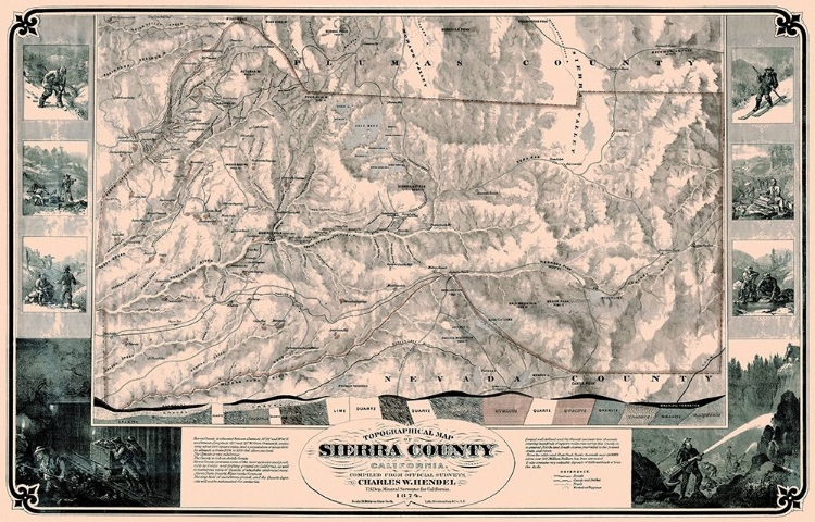 Picture of SIERRA COUNTY CALIFORNIA - HENDEL 1874