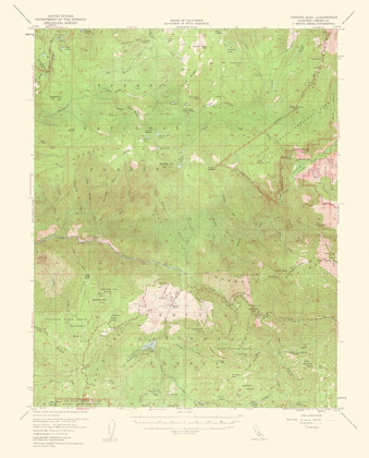 Picture of TEHIPITE DOME CALIFORNIA QUAD - USGS 1952