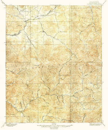 Picture of TUJUNGA CALIFORNIA QUAD - USGS 1897