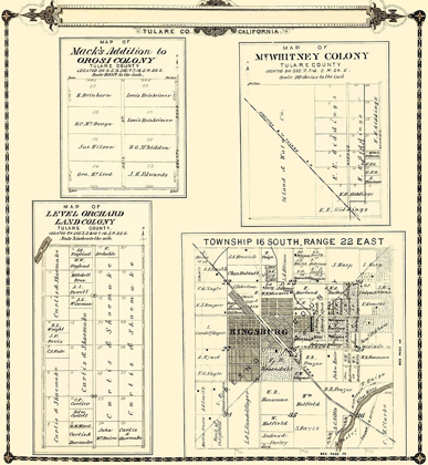 Picture of TULARE  COLONIES CALIFORNIA - THOMAS 1892