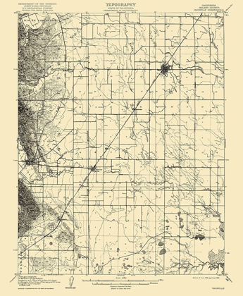 Picture of VACAVILLE CALIFORNIA QUAD - USGS 1908