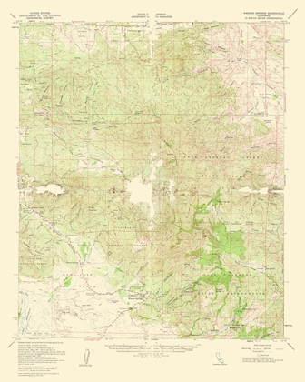 Picture of WARNER SPRINGS CALIFORNIA QUAD - USGS 1961