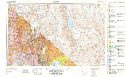 Picture of WALKER LAKE SHEET CALIFORNIA MINES - KOENIG 1959