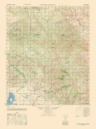 Picture of WARNER SPRINGS SHEET - US ARMY 1942