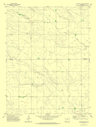 Picture of CLARKVILLE NE COLORADO QUAD - USGS 1971