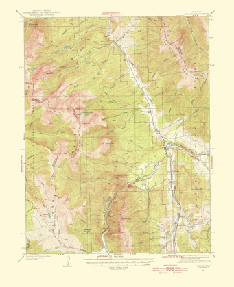 Picture of DILLION COLORADO QUAD - USGS 1955