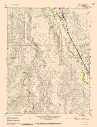 Picture of DEER TRAIL COLORADO QUAD - USGS 1978