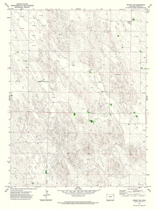 Picture of ECKLEY NE COLORADO QUAD - USGS 1971