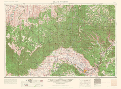 Picture of GRAND JUNCTION COLORADO QUAD - USGS 1962