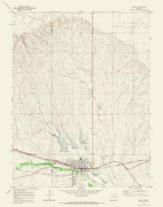 Picture of LIMON COLORADO QUAD - USGS 1970