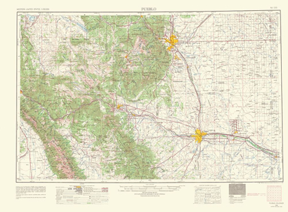 Picture of PUEBLO COLORADO QUAD - USGS 1966