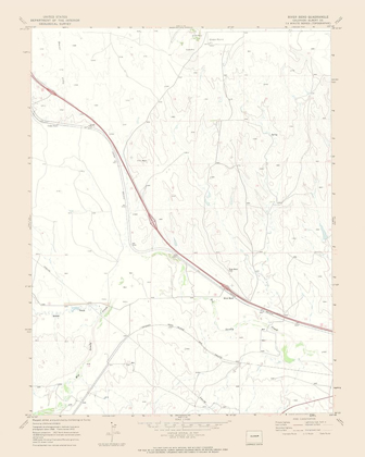 Picture of RIVER BEND COLORADO QUAD - USGS 1970