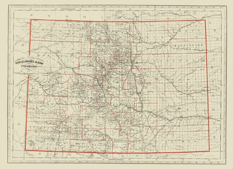 Picture of COLORADO - ADAMS 1887