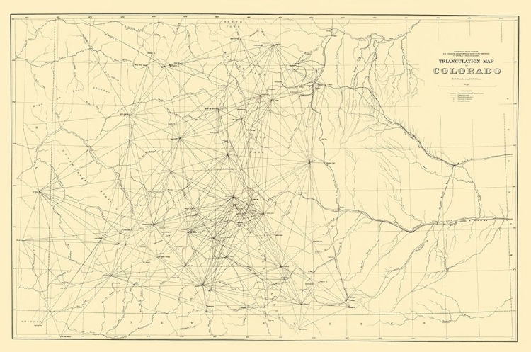 Picture of COLORADO TRIANGULATION - GARDNER 1881