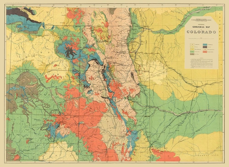 Picture of COLORADO COLORADO GEOLOGICAL - USGS 1881