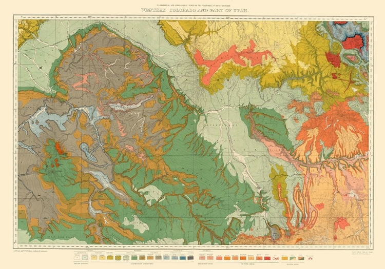 Picture of WESTERN COLORADO UTAH ECONOMIC - USGS 1881