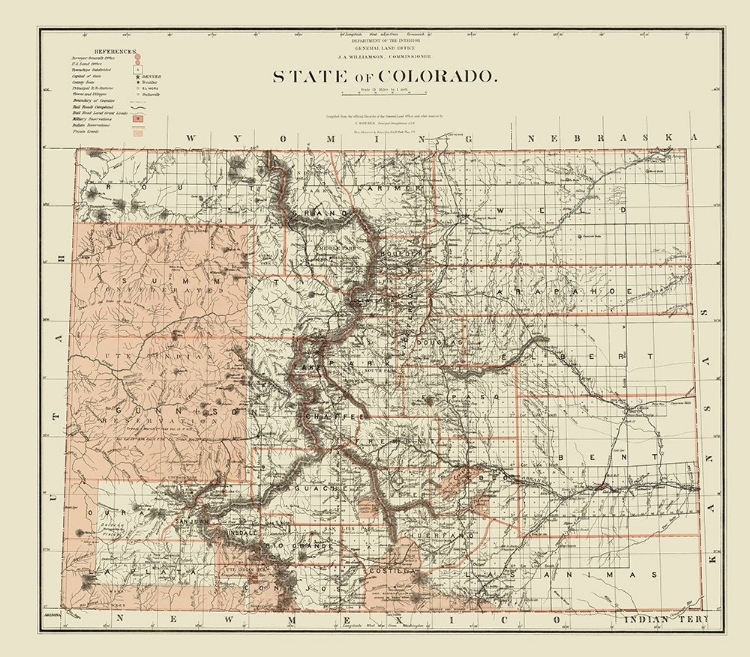 Picture of COLORADO - WILLIAMSON 1879