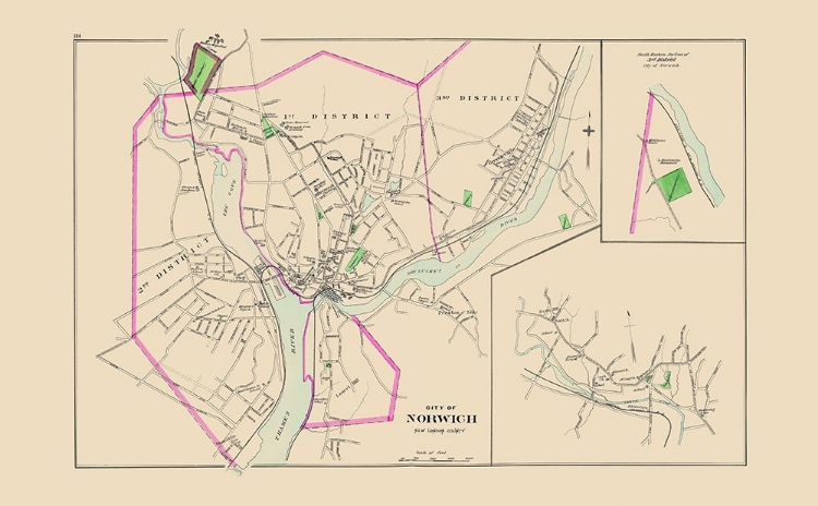 Picture of NORWICH CONNECTICUT - HURD 1893