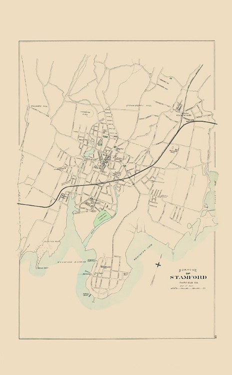 Picture of STAMFORD CONNECTICUT - HURD 1893