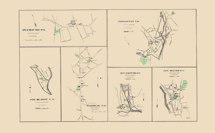 Picture of LITCHFIELD CONNECTICUT - HURD 1893