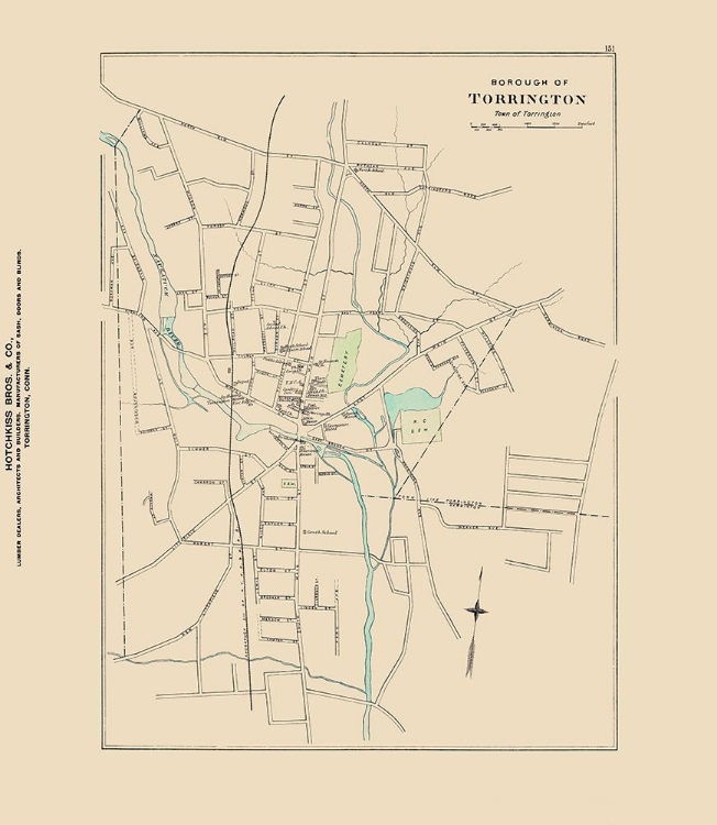 Picture of TORRINGTON CONNECTICUT - HURD 1893