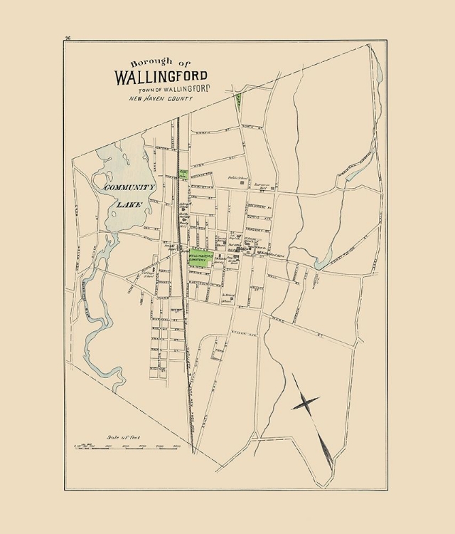 Picture of WALLINGFORD CONNECTICUT - HURD 1893