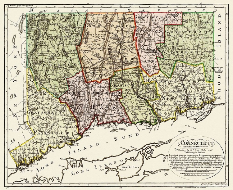 Picture of CONNECTICUT - SOTZMANN 1796