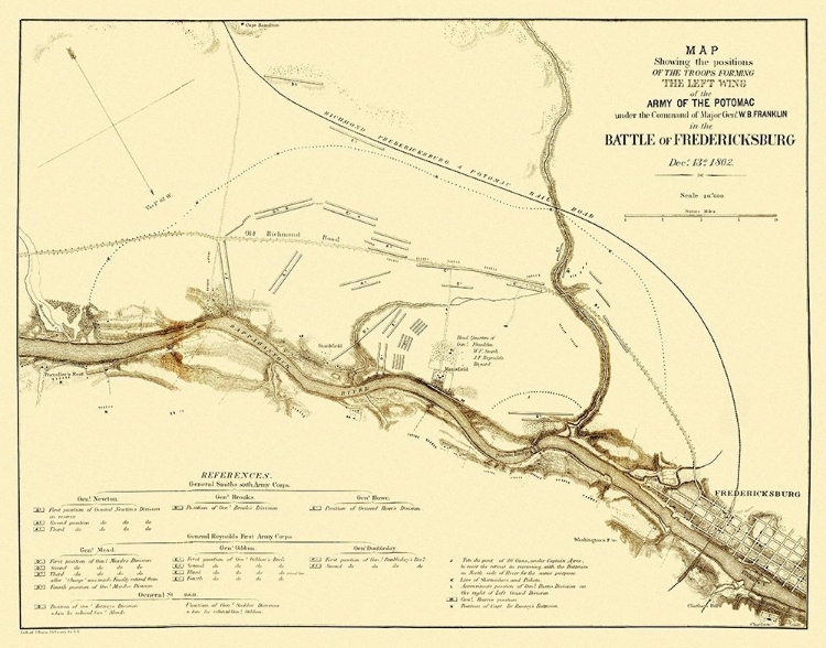 Picture of BATTLE OF FREDERICKSBURG VIRGINIA - BIEN 1862