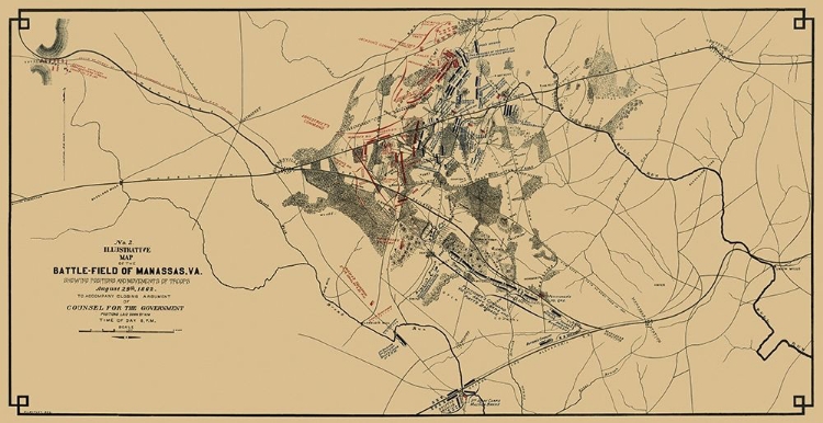 Picture of MANASSAS BATTLEFIELD VIRGINIA - RIPLEY 1862