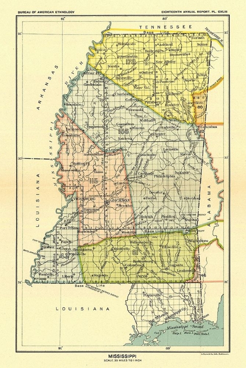 Picture of MISSISSIPPI - HOEN 1896