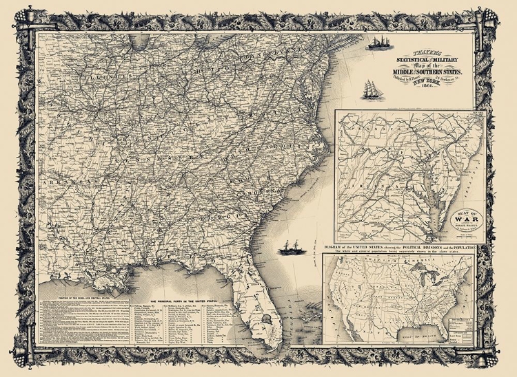 Picture of STATISTICAL MILITARY MIDDLE SOUTHERN STATES