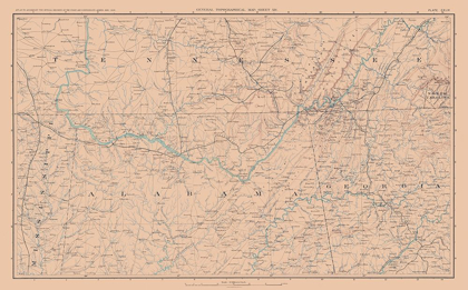 Picture of MISSISSIPPI TENNESSEE ALABAMA GEORGIA - BIEN 1894
