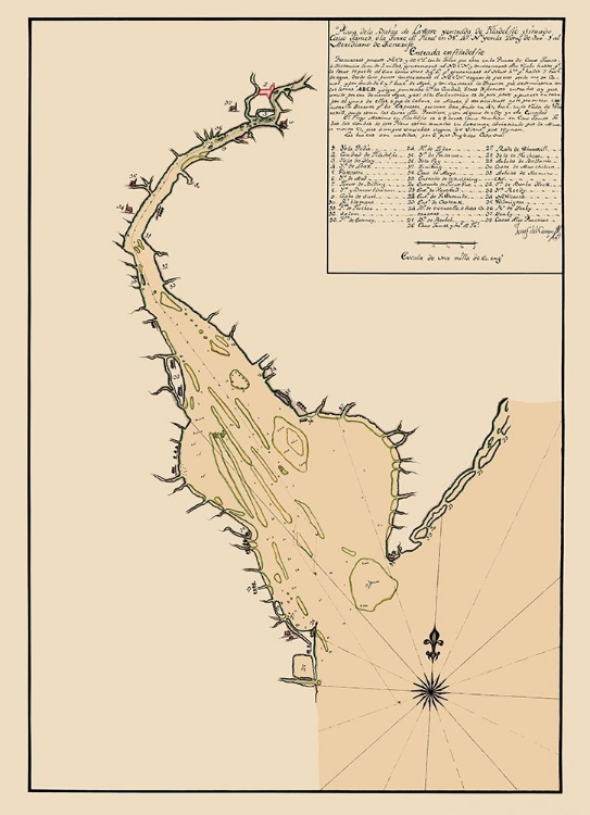 Picture of DELAWARE BAY - DEL CAMPO 1780