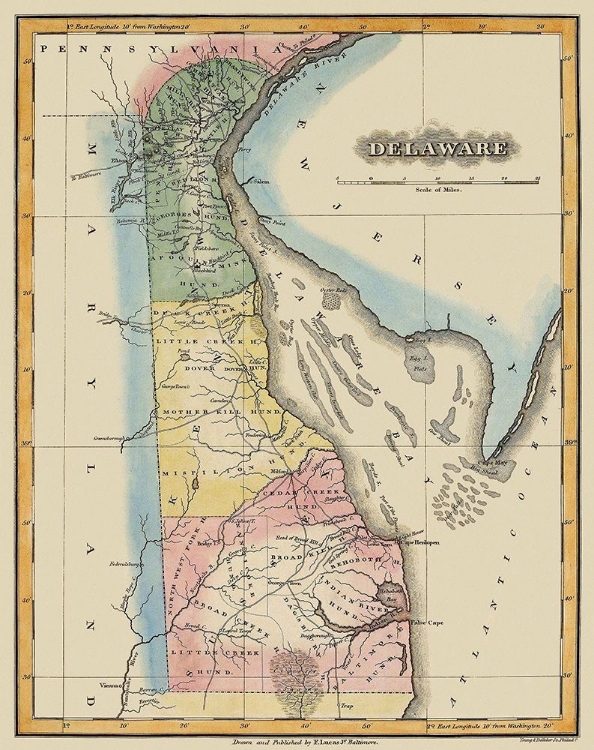 Picture of DELAWARE - LUCAS 1823