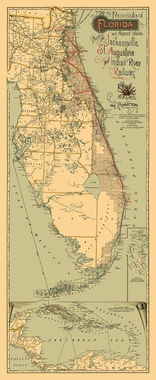 Picture of JACKSONVILLE, ST AUGUSTINE, INDIAN RIVER 1893