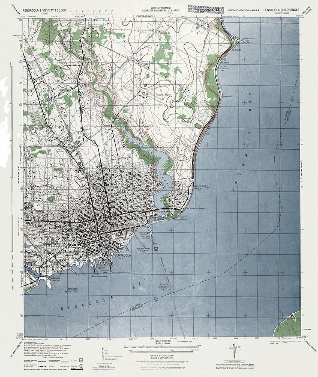 Picture of PENSACOLA FLORIDA QUAD - US ARMY 1944