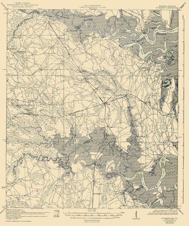 Picture of ST MARYS FLORIDA GEORGIA QUAD - US ARMY 1936