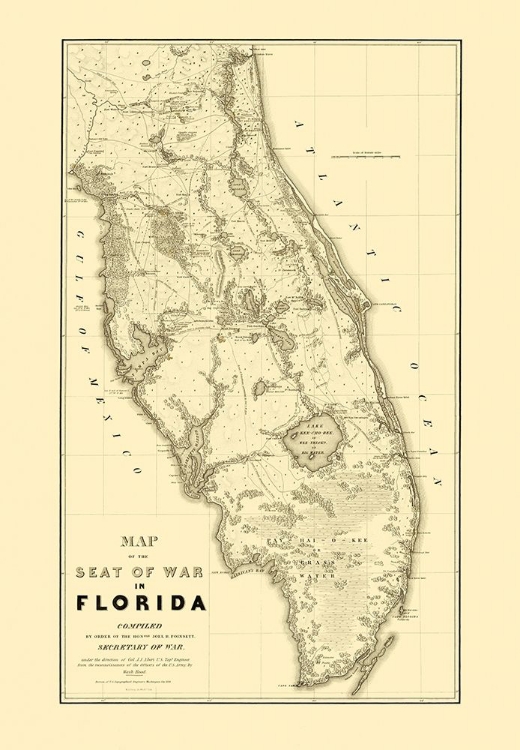 Picture of FLORIDA SECOND SEMINOLE WAR - STONE 1838