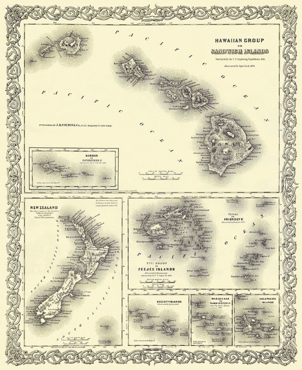 Picture of HAWAII - COLTON 1856